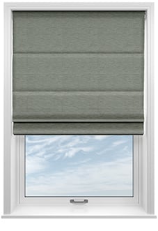 Sinclair, Dunnock Grey - Motorised Roman Blind